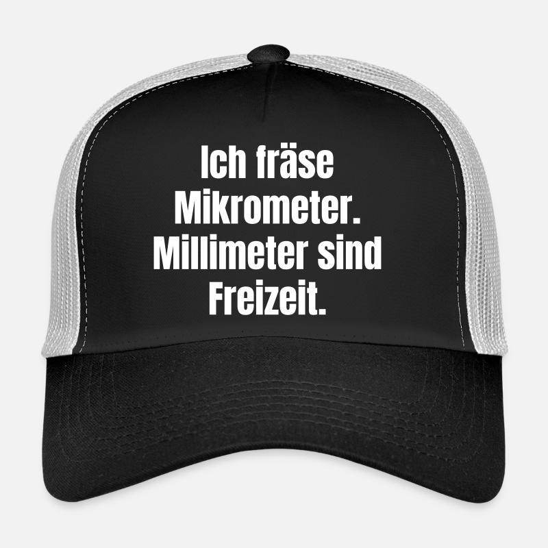 Micrometer Leisure Saying - Trucker Cap - black/stone grey