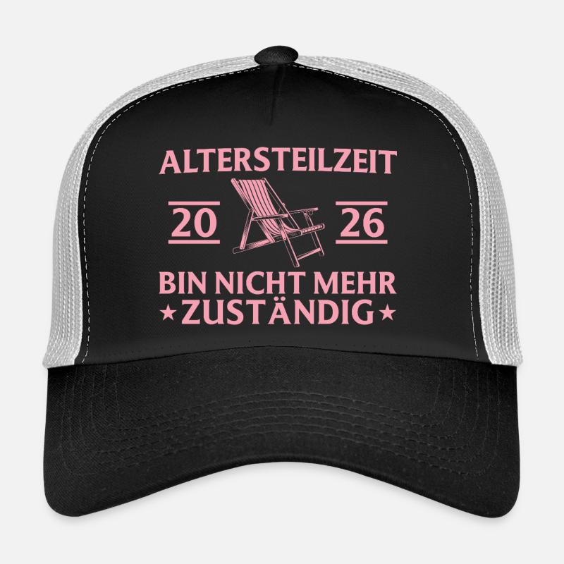Retraite partielle 2026 Plus responsable - pension Casquette trucker 