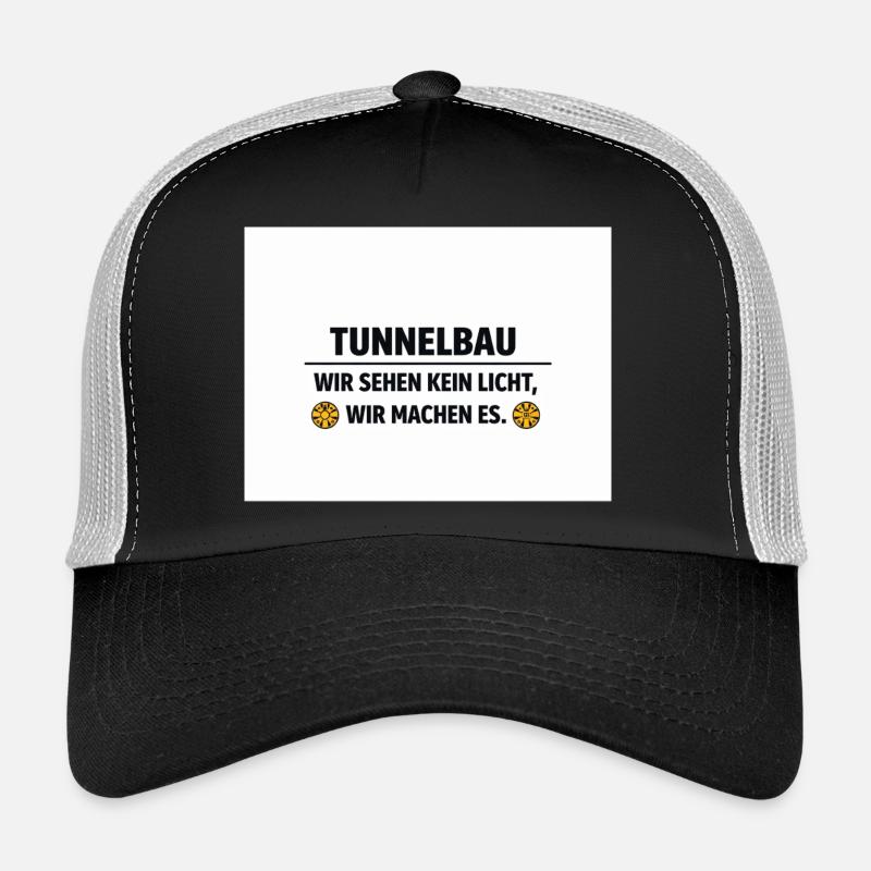 Tunnelbau Lichtmacher Trucker Cap