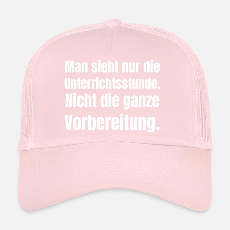 Seulement la leçon, pas la préparation Casquette trucker 