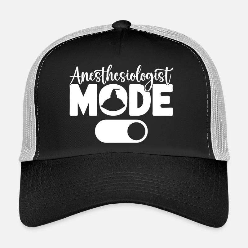 Anesthesiologist Mode On Anesthesia - Trucker Cap - Schwarz/Steingrau