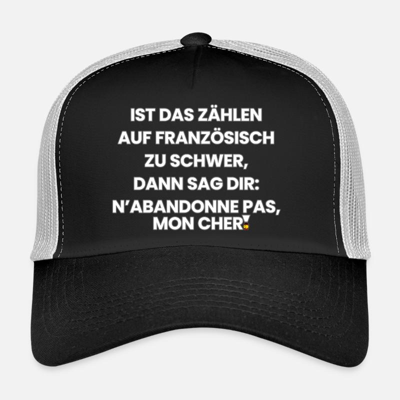 Germano-Français-Rime 1 (Ver. A) Casquette trucker 