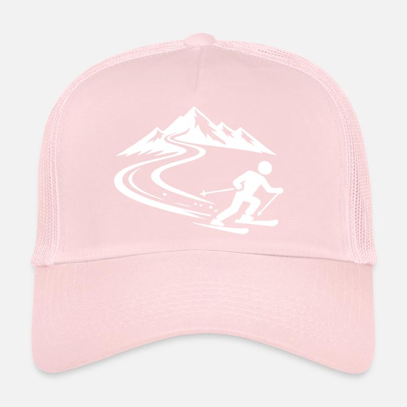 Piste de ski Mountains Casquette trucker 