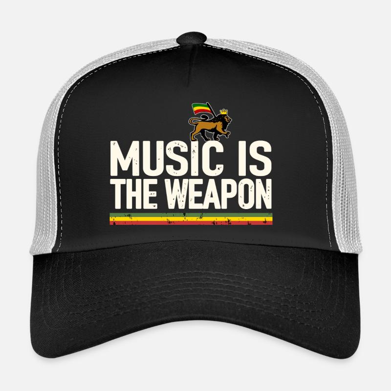 Reggae Music Trucker Cap