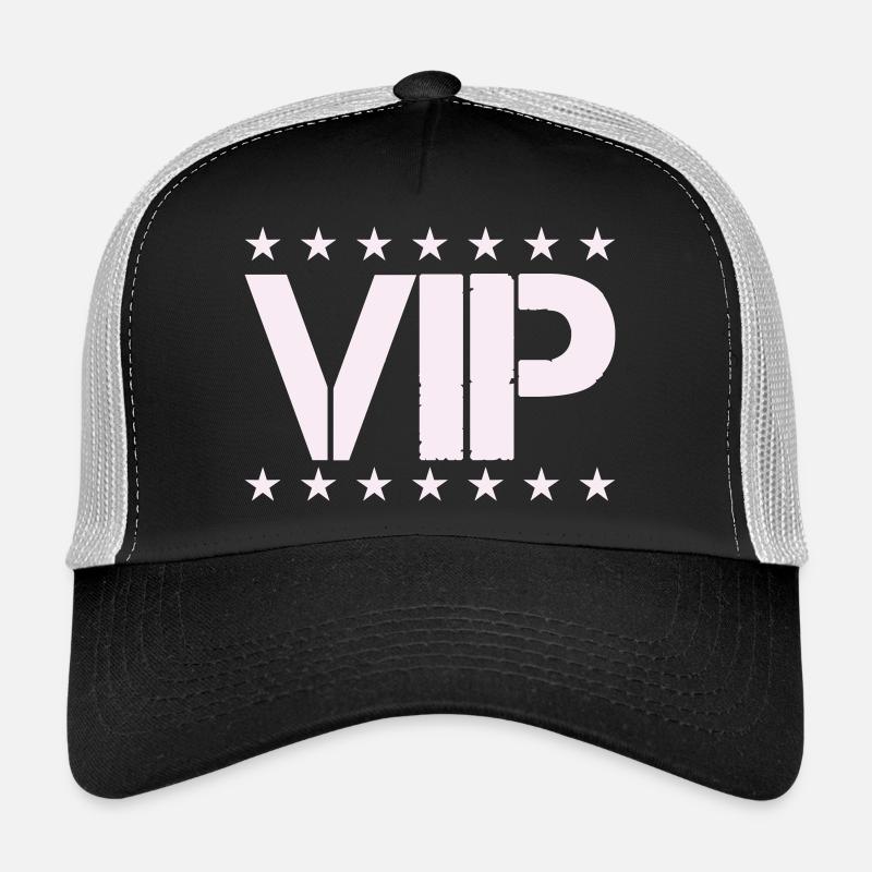 VIP Star Statement in Pastel Pink Trucker Cap