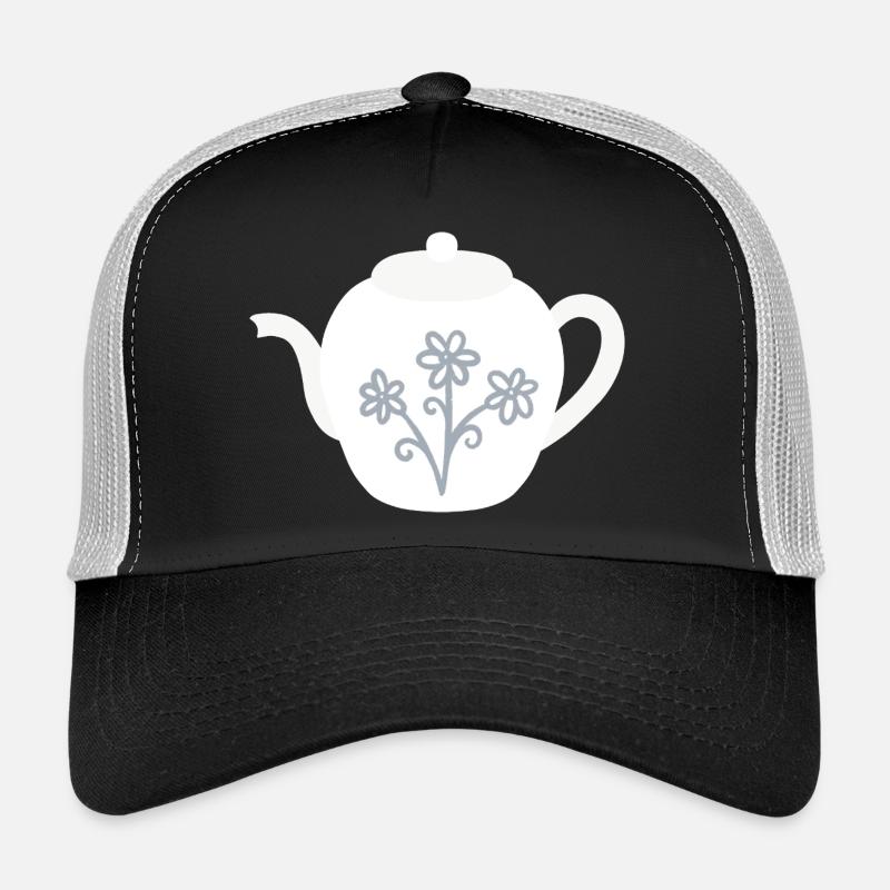 Floral Teapot Bloom Trucker Cap