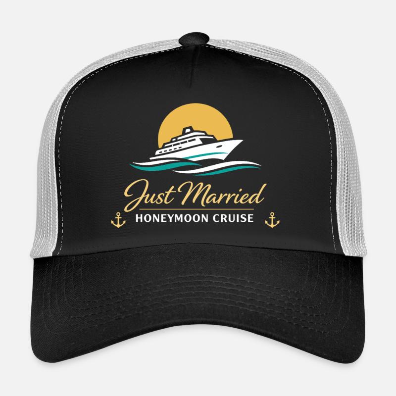 Lune de miel : couples cadeaux mariés Casquette trucker 
