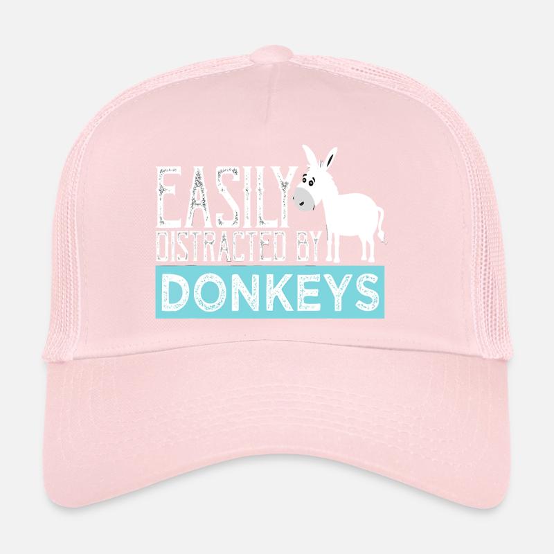 Facilement distrait par les ânes Casquette trucker 