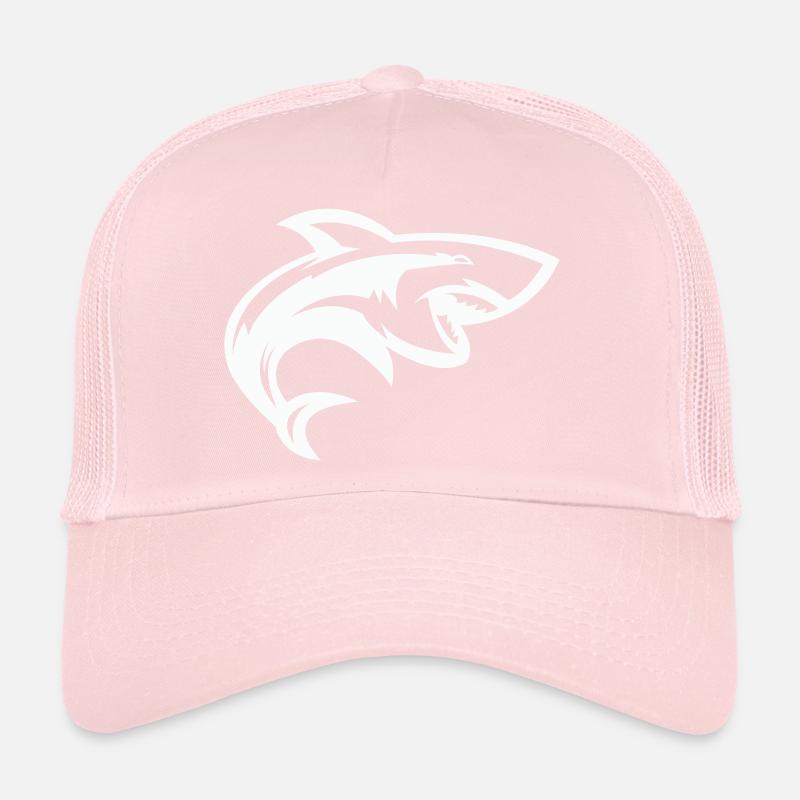 Stylized shark head Trucker Cap
