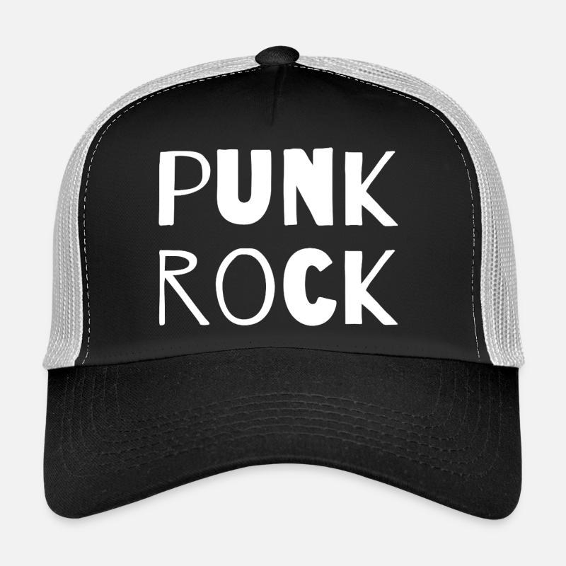 Punkrock Mutige Typografie Trucker Cap