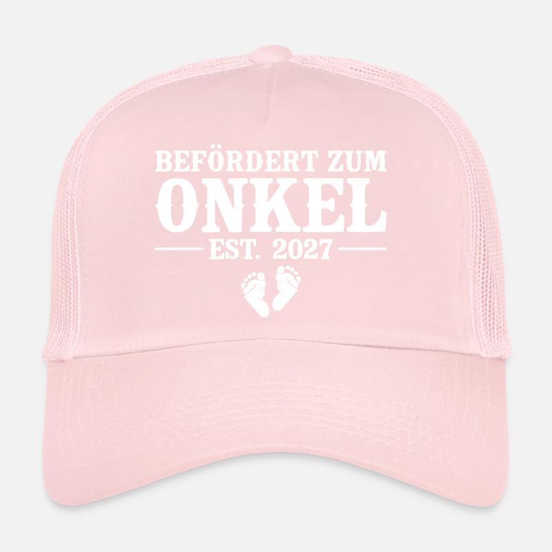 Befördert zum Onkel 2027 – Baby Ankündigung Trucker Cap