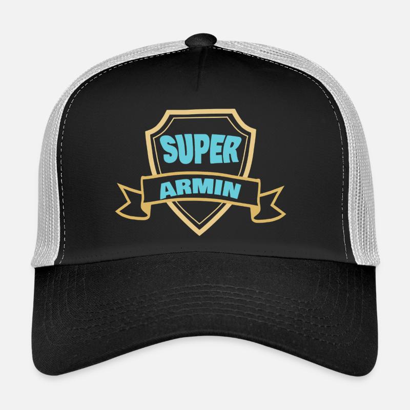 Super Armin Shield Badge Trucker Cap