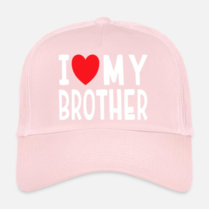 J’aime mon frère Casquette trucker 