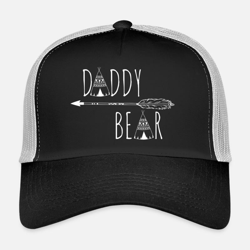 Daddy Bear - Trucker Cap - Schwarz/Steingrau