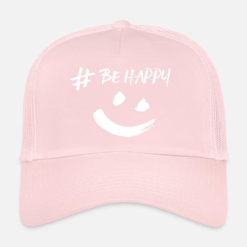#BE HAPPY Casquette trucker 