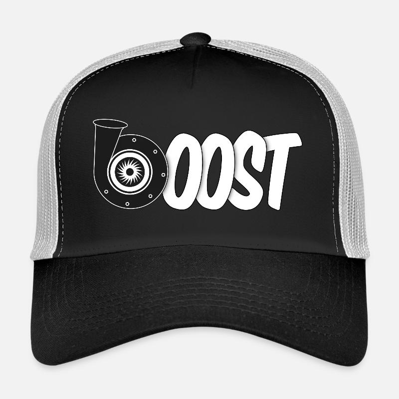 Turbolader Boost - Trucker Cap - Schwarz/Steingrau