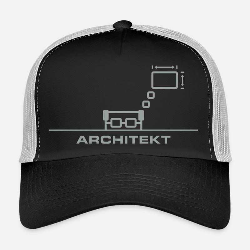 Architect - Trucker Cap - black/stone grey