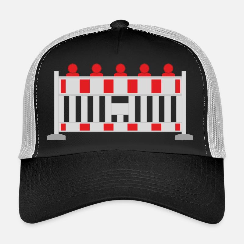 Construction - Casquette trucker - noir/gris pierre