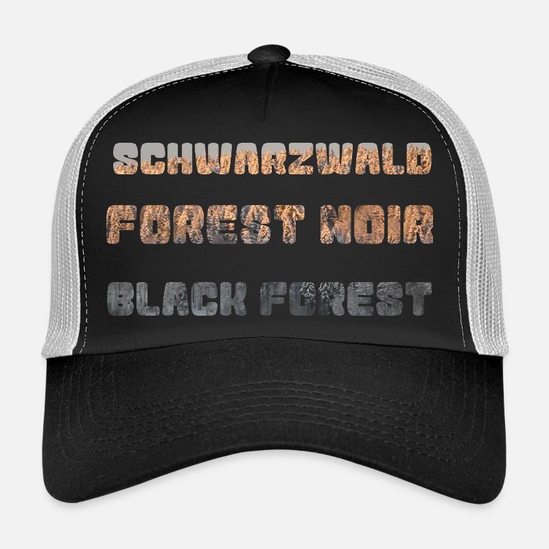 Schwarzwald - Trucker Cap - Schwarz/Steingrau