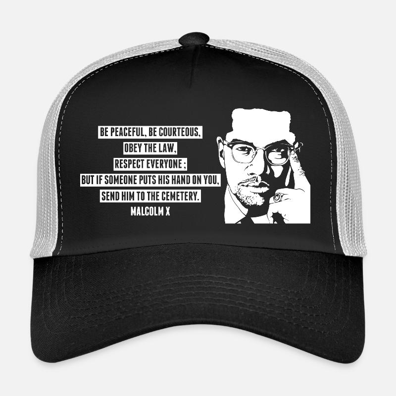 Malcolm X Trucker Cap