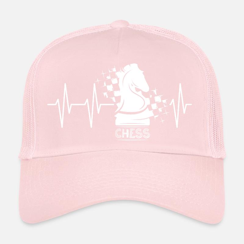 Icône d’illustration de cheval de pallier de drapeau de chevalier d’échecs Casquette trucker 