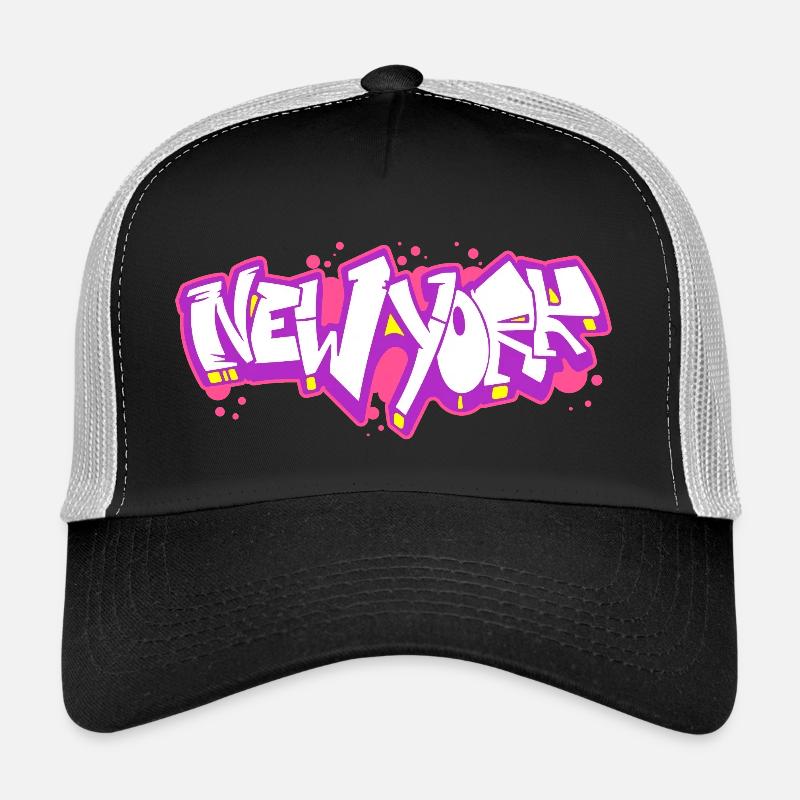 New York Horizontal Graffiti 2 Trucker Cap