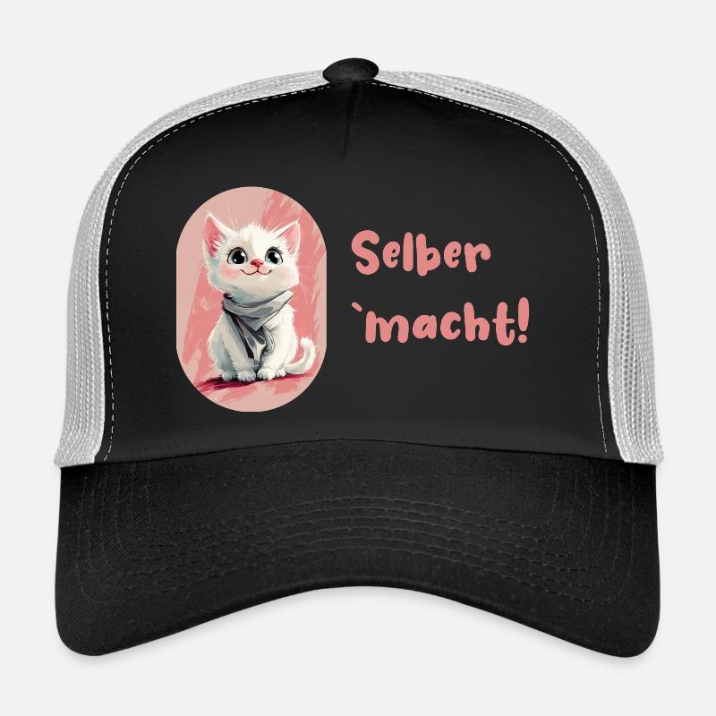 Proud cat "does it yourself" Trucker Cap