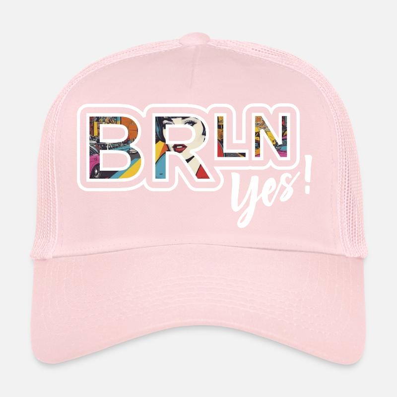 Graffiti-Stil Berlin Yes! Casquette trucker 