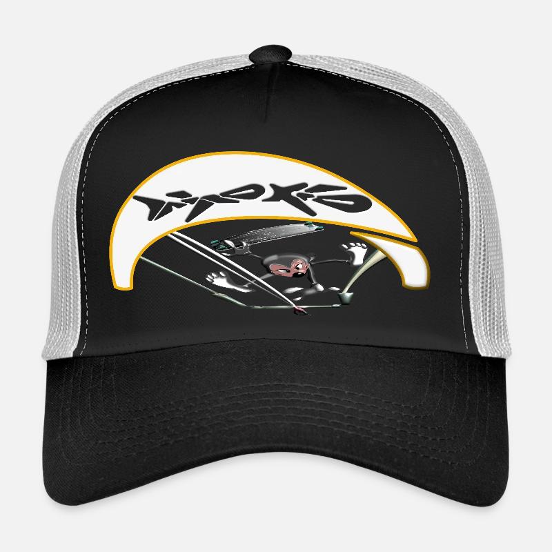 Active kiter with dynamic trajectory Trucker Cap