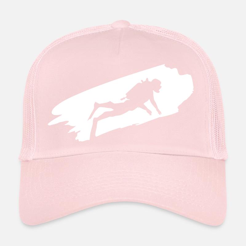 Divers diving underwater Trucker Cap