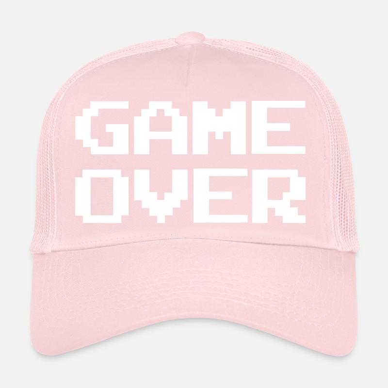 Pixel Game Over Rétro Casquette trucker 