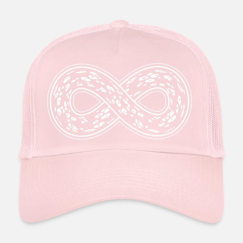 Léopard Infinity avec double bordure Casquette trucker 