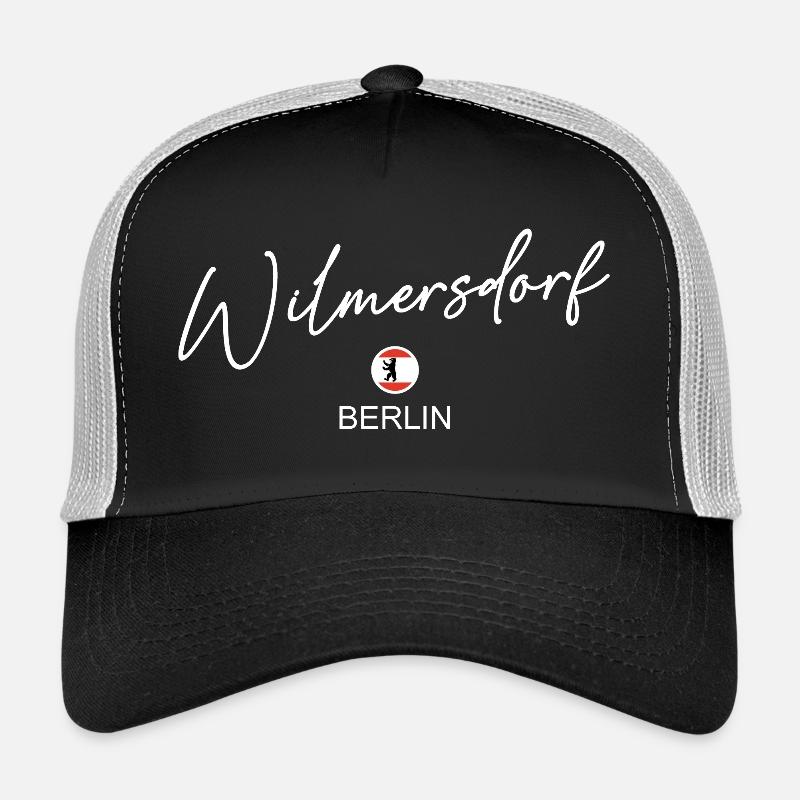 Wilmersdorf - Drapeau de Berlin - Ours de Berlin Casquette trucker 