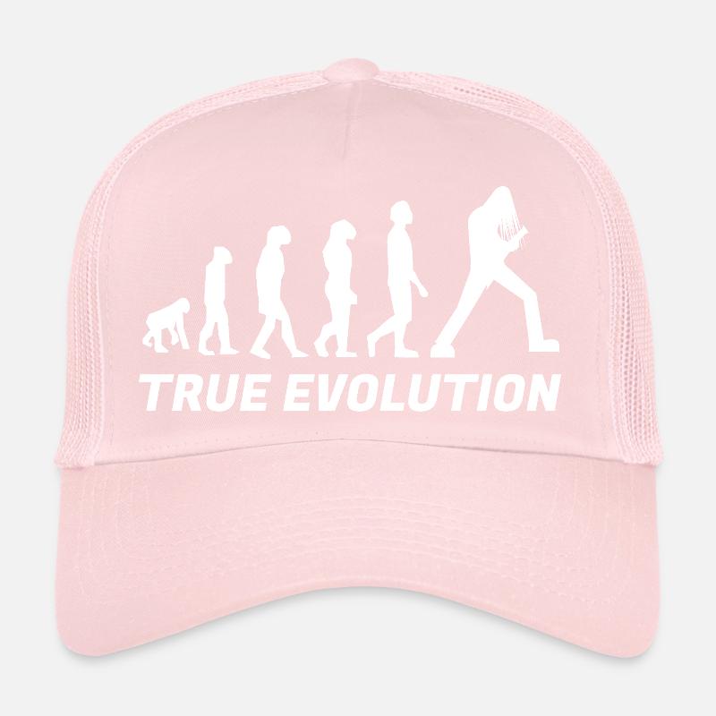 True évolution metal - blanc Casquette trucker 
