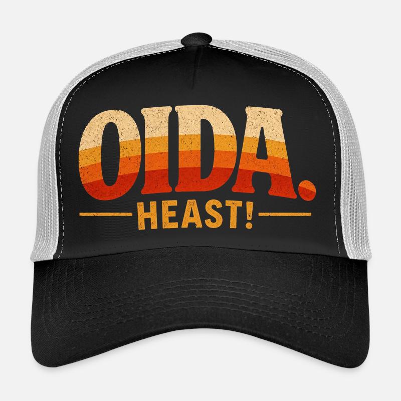 Oida heast Retro Sunset Typographe Casquette trucker 