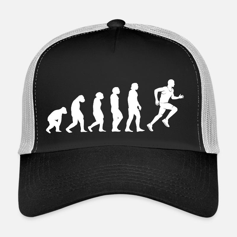Running evolution Trucker Cap
