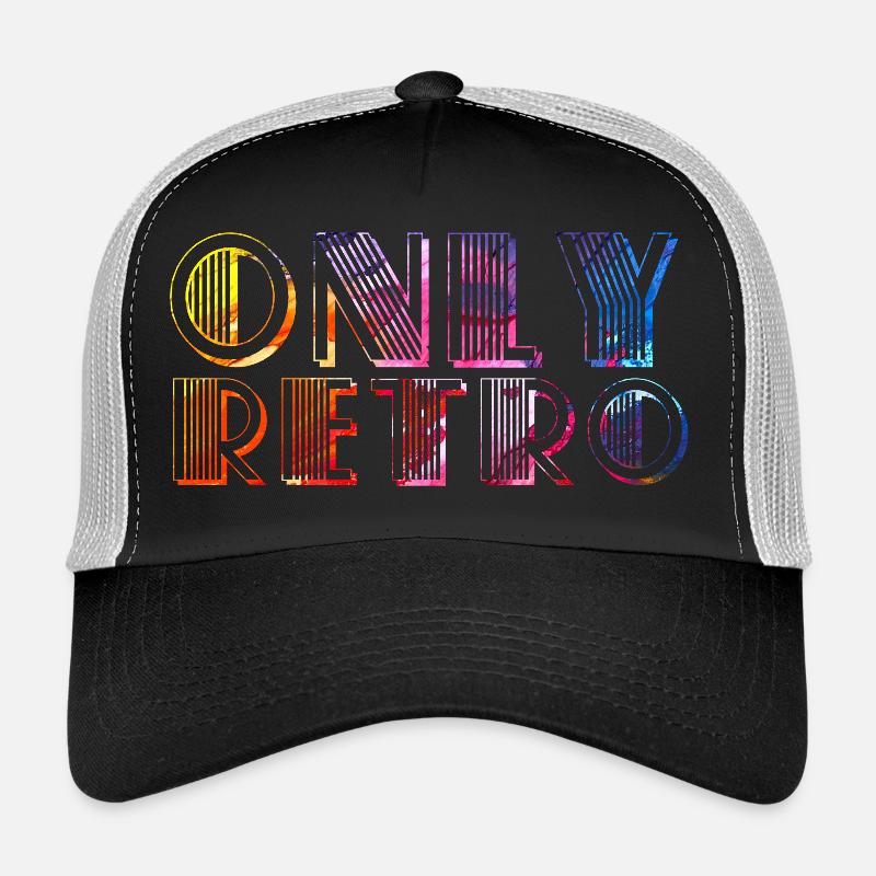 Only retro - Trucker Cap - black/stone grey