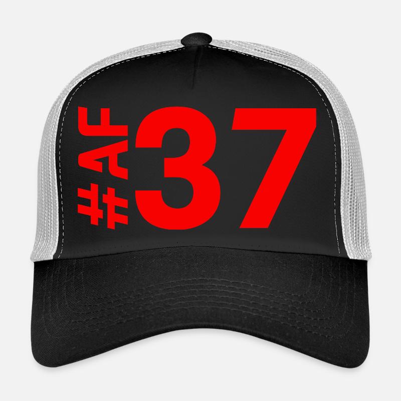 AF37 - Trucker Cap - black/stone grey