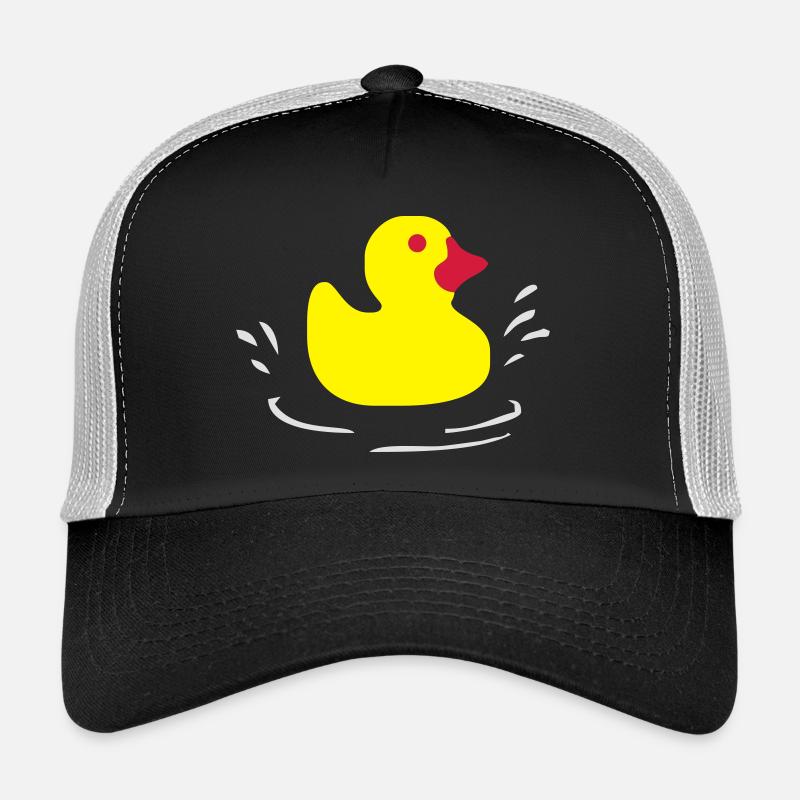 duck - Trucker Cap - black/stone grey