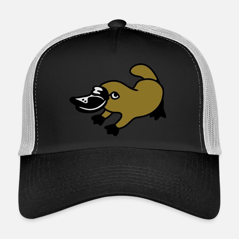 Schnabeltier 3 - Trucker Cap - Schwarz/Steingrau