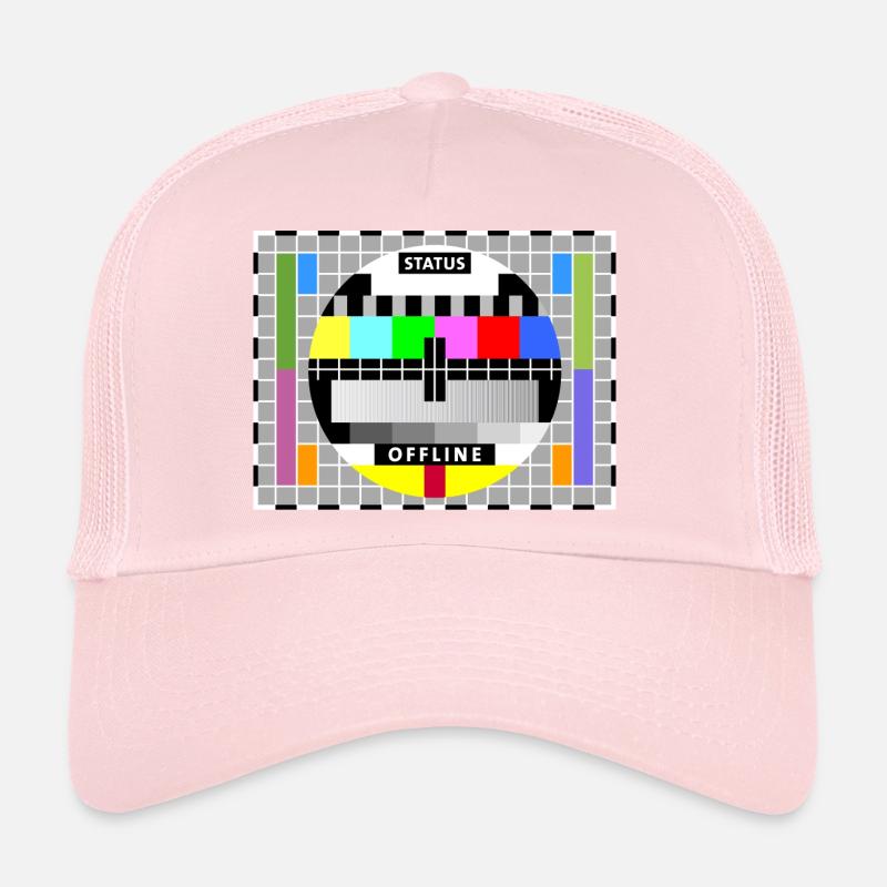 Test image écran d'affichage en mode hors connexion de la carte de test Big Bang Casquette trucker 