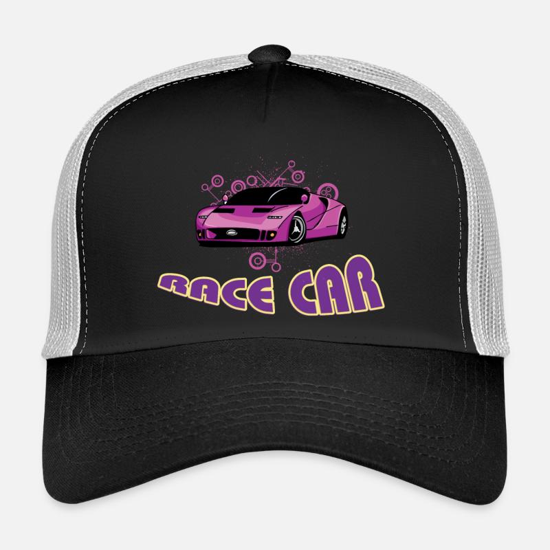 Race car Trucker Cap