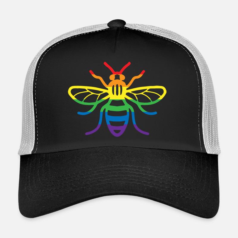 Gay Pride Bee Casquette trucker 