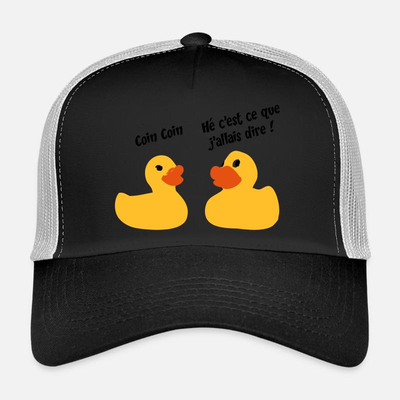 Duck - Trucker Cap - black/stone grey