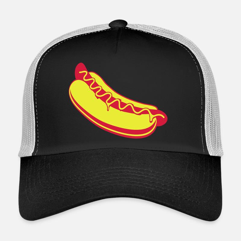 Hot dog - Trucker Cap - Schwarz/Steingrau