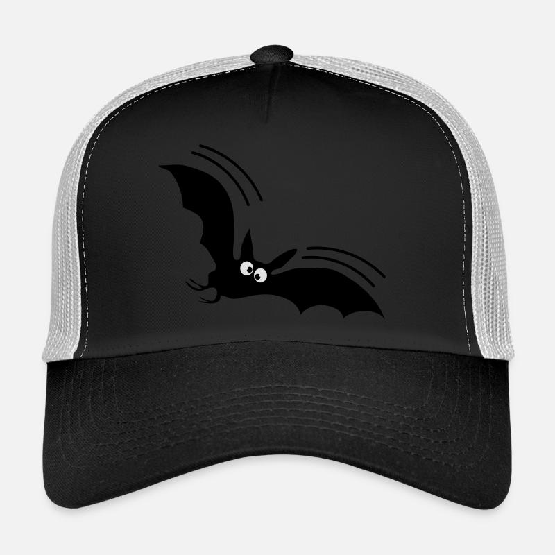 fledermaus - Trucker Cap - Schwarz/Steingrau