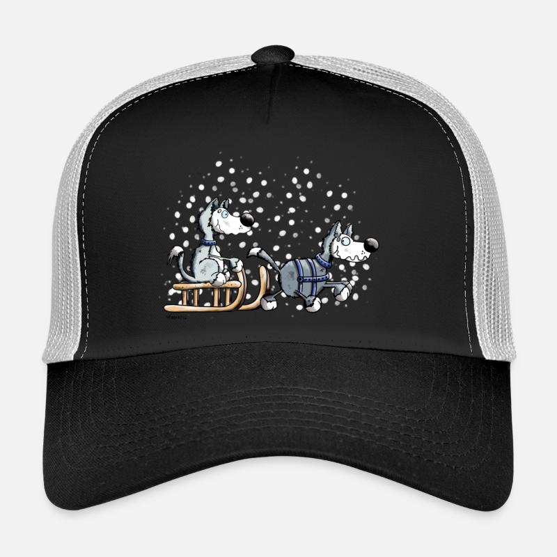 Drôle Huskies Casquette trucker 