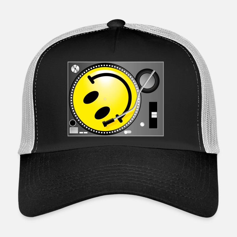 Smiley Record Player Casquette trucker 