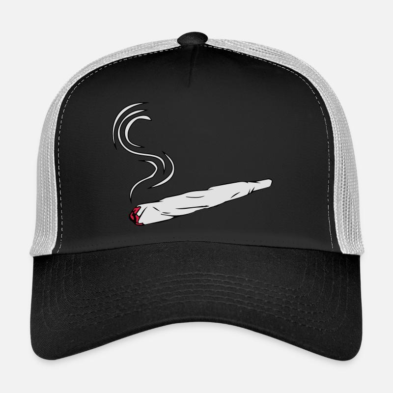 joint design kiffen Casquette trucker 