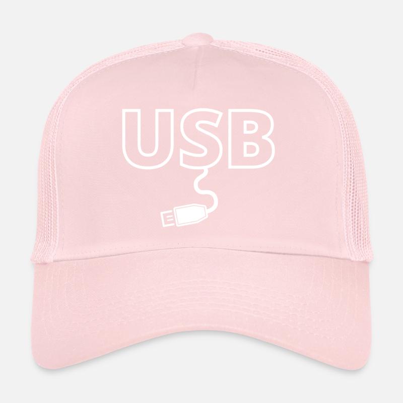 USB, clé USB, fan d'informatique Casquette trucker 